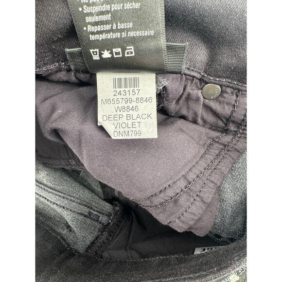 Paige The Federal Slim Straight Jeans Mens Sz 32 NWT Stretch Black Denim - Picture 8 of 10